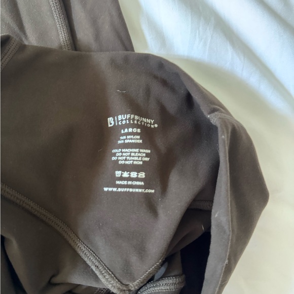 Buffbunny Brown Pocket Flare Leggings - Picture 2 of 2